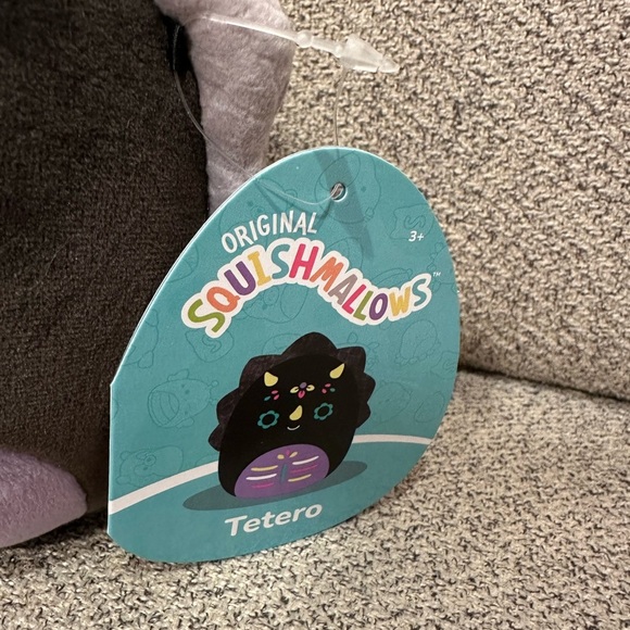 NWT 🇺🇸 NWT 🇺🇸 Squishmallow Tetero the Day of the Dead Triceratops 5" - Picture 4 of 7